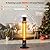 Outdoor Electric Patio Heater, 42-inch 1500W Infrared Tower Heater with 9 Heat Settings & 9H Timer, IPX5 Waterproof, Safety Lock, Tip-Over & Overheat Protection Space Heater for Indoor & Outdoor Use