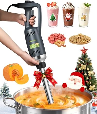 Flyseago Commercial Immersion Blender Hand held Blenders Heavy Du...