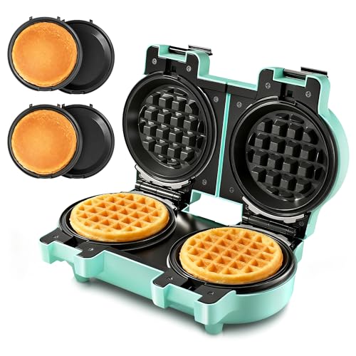 CACHOO 2-in-1 Waffle & Pancake Maker