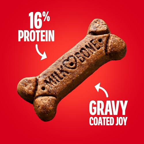 Image of Milk-Bone GravyBones Dog Biscuits, Gravy Coated Small Dog Treats, 7 Lb. Box