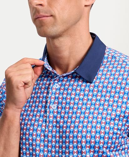 Image of Men's Golf Polo Shirts Dry Fit Performance Moisture Wicking Casual Print Golf Shirts for Men Breathable