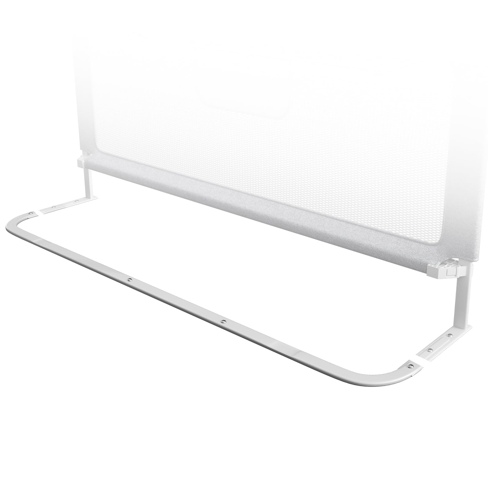 FAMILL Toddler Bed Rail U-Shaped Base, Bed Rail Stable Fixed Bars Only Suitable 54in Bed Rail