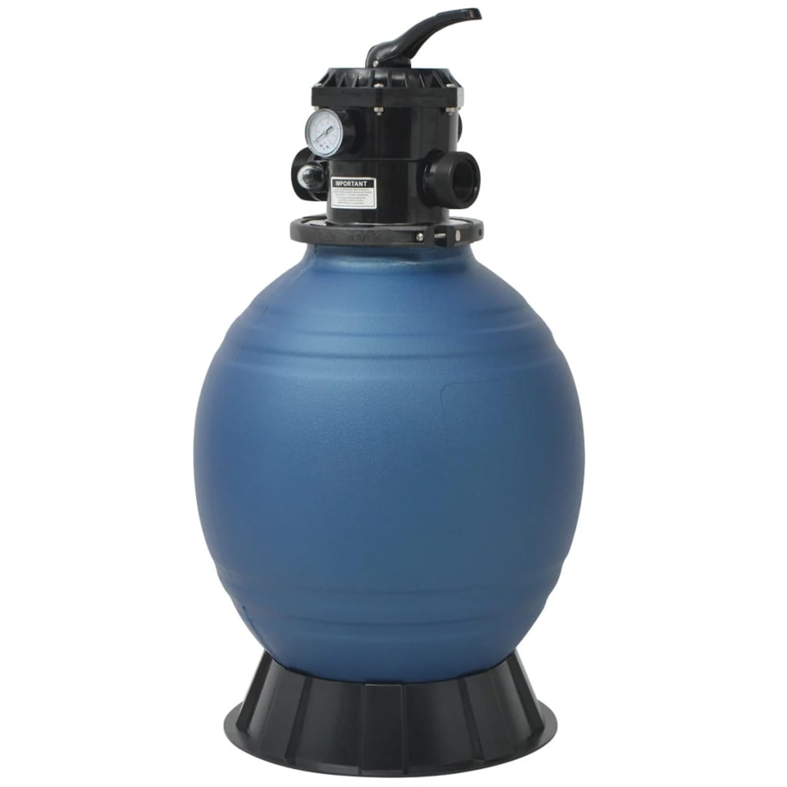 Filtro a Sabbia per Piscine Valvola a 6 Posizioni Blu 460 mm,Piscine e Spa,Accessori per Piscina e Spa,Filtri Piscine e spa-91169