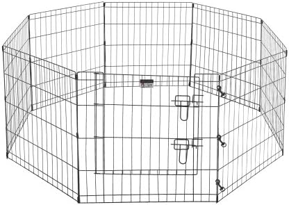 Pet Trex 24" Exercise Playpen for Dogs Eight 24" x 24" High Panel...