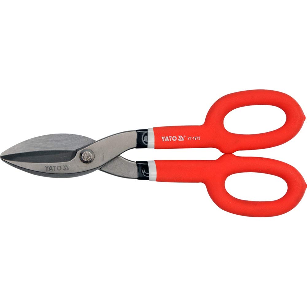 Yato YT-1971 Tin Snips 205mm American Type|Tin Snip Cutter|Size is 250mm|Cr-Mo head|Hardness 56-62HRC|Industrial Tools|Power Tools|Hand Tools|Tin Snip Tools|Cutting Tools|Snippers
