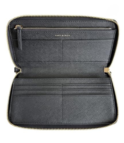 Tory Burch Women's Emerson Zip Continental Wallet (Black)4