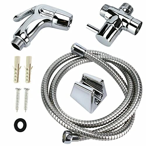 Pulvérisateur de bidet de toilette à pression réglable et douchette portable multi-usage