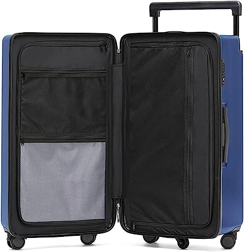 Wheeled Suitcase, Large-Capacity Suitcase Hard-Shell Combination Lock Carry-on Suitcase Fashionable Anti-Fall Suitcase,E-30 inches (C 28 inches)4