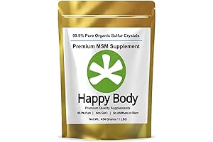 Organic MSM Crystals for Enhanced Hair Growth