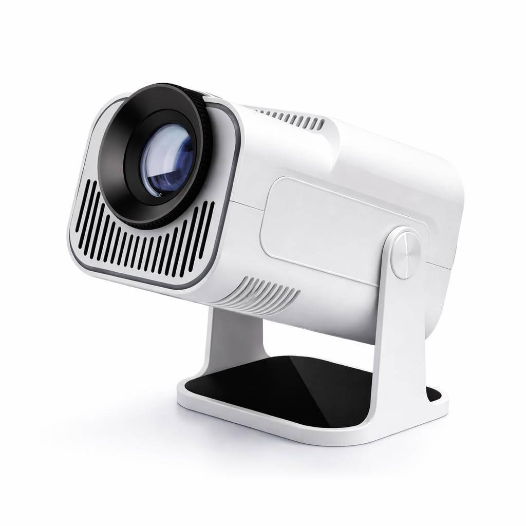 REYSOL Portable Projector, Native 1080P, 4K Support, Android 14, WiFi 6, Miracast, 270° Rotatable Stand, Auto Keystone, 20000 Lumens, Built-in Speaker, Remote Controller for Home Theater & Gaming-picture-26