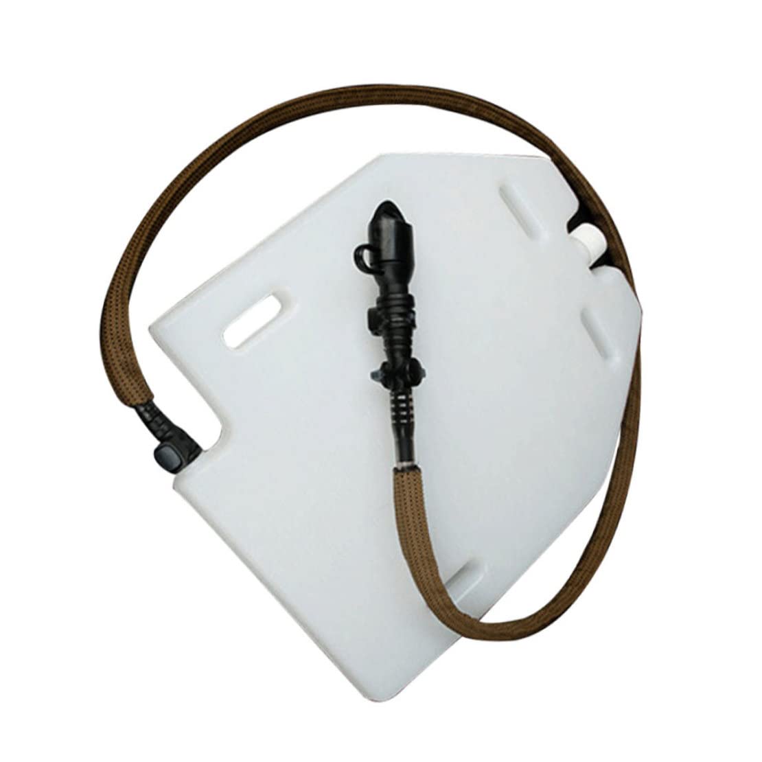 Outdoor Sports Equipment 1.5L Plastic Training Hydration Case Portable Leakproof Water Panel Plate Carrier with Detachable Tube for Outdoor Camping Pinic Bladder for Hydration Pack Water Bladder for