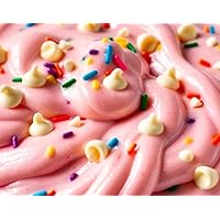 Edible Slime Making Kit, Make Your Own Edible Slime, Kid's Craft and Food Kit, Food Making Gift Kit, Fun and Tasty Gift for Children, Pink Taste Safe Slime with Mix Ins