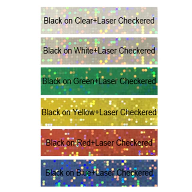 Electronics - Fimax 6PK Compatible For Brothers P%Touchs Laminated Laser Label Tape Maker Glitter Rainbows Bling Colors Sparkling TZ231 PT-D210 (Mix Colors 24mm)