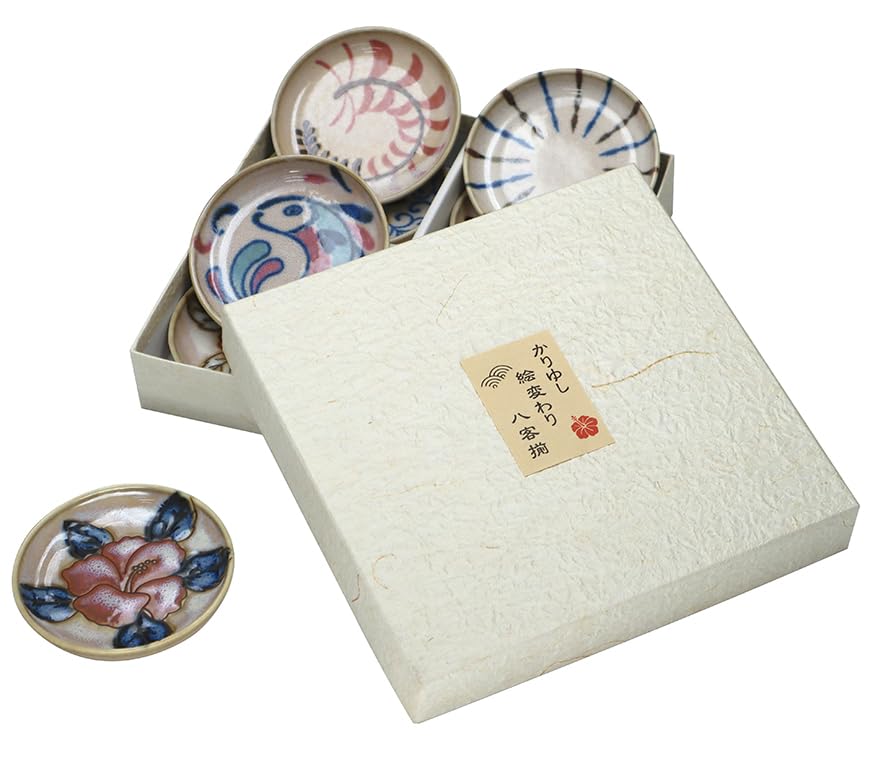 まろん、沖縄やちむん3皿セット未使用 Amazon｜山勝美濃陶苑(Yamakatsuminotouen) 食器 セット 小皿 8