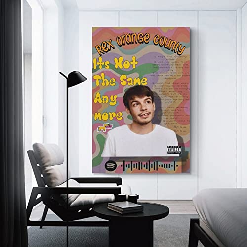 Poster Rex Orange County toile résoud mur vide chambre bureau 60x90