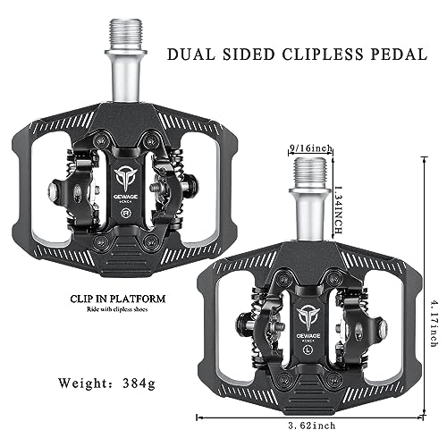 Pédales de VTT double fonction pour sécuriser votre pédalage