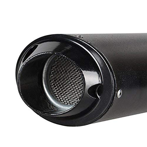 38mm Motorcycle Silencers Exhaust Muffler Pipe & Clamp Gasket Silencer