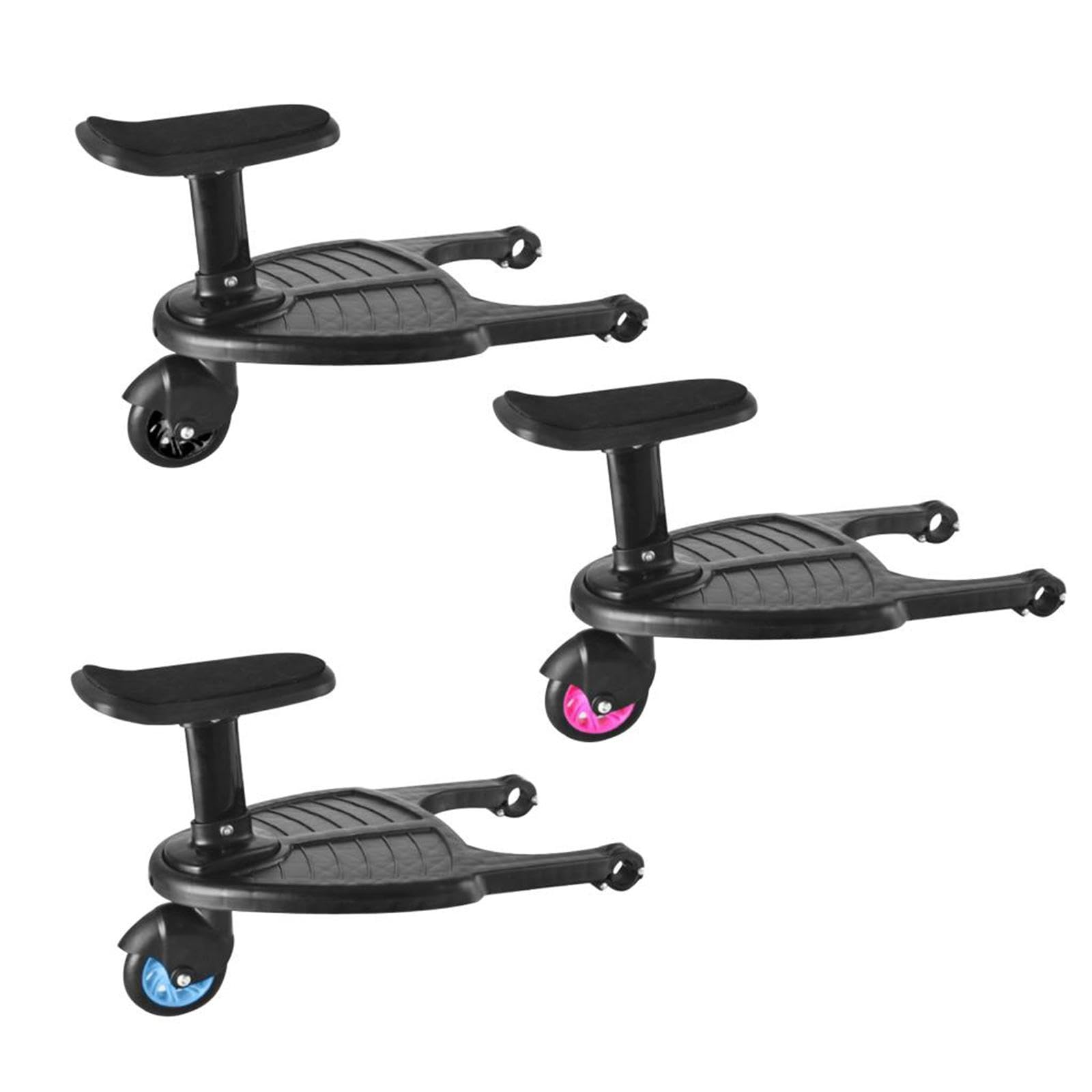 ATORSE Baby Stroller Buggy Board with Seat Kids Wheel Standing Board Pedal Blue - Image 3 thumbnail