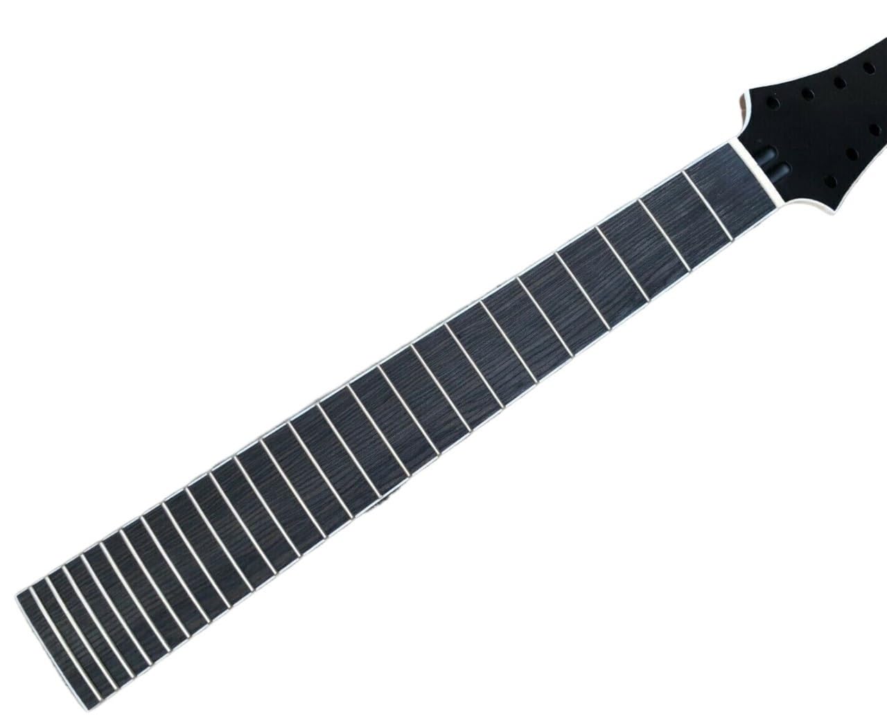 Manico for chitarra a 8 corde 24 tasti, tastiera in legno di mogano tecnico, 25,5 pollici fai da te