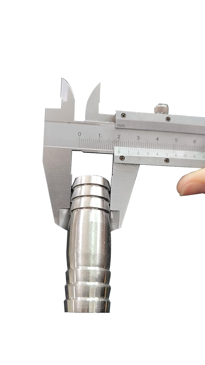 Beduan Łącznik do węża ze stali nierdzewnej 3/4" (2 sztuki)