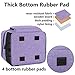 LUXJA Serger Case for Most Standard Overlock Machines, Serger Bag with Accessories Storage Pockets (Patented Design), Purple