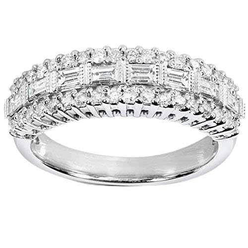 Kobelli Round and Baguette Cut Diamond Band 5/8 carat (ctw)