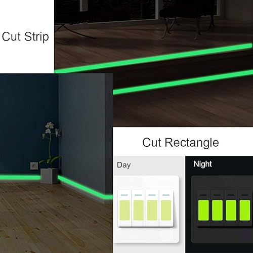 Miniatura 4 de Calcomanías A5 que brillan en la oscuridad, 5 unidades por paquete, vinilo fotoluminiscente autoadhesivo cortado, estrellas brillantes y animales