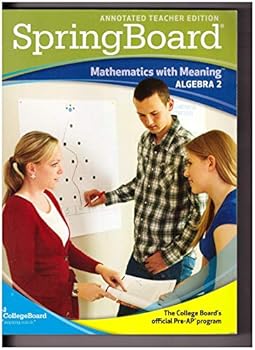 Paperback SpringBoard: Mathematics with Meaning, Algebra 2 Book