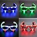 Price comparison product image Atcket (Pack of 4 assorted colors LED Glasses, LED shades, LED flashing sunglasses for rave party