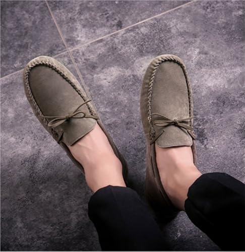 Party Shoes Wedding Loafers for Men Lug Sole Suede Vamp Flexible Comfortable Anti-Slip Slip-on2