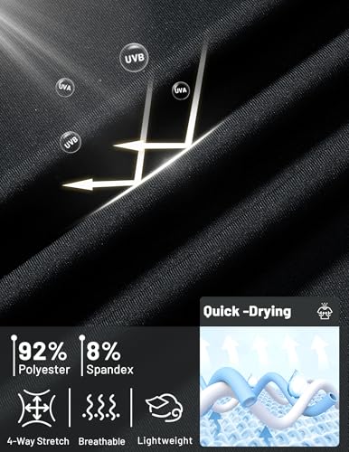 MIER Long Sleeve T Shirts for Men Quick Dry UPF 50+ UV Sun Protection Tee Shirt for Athletic Running Workout Gym Fishing4