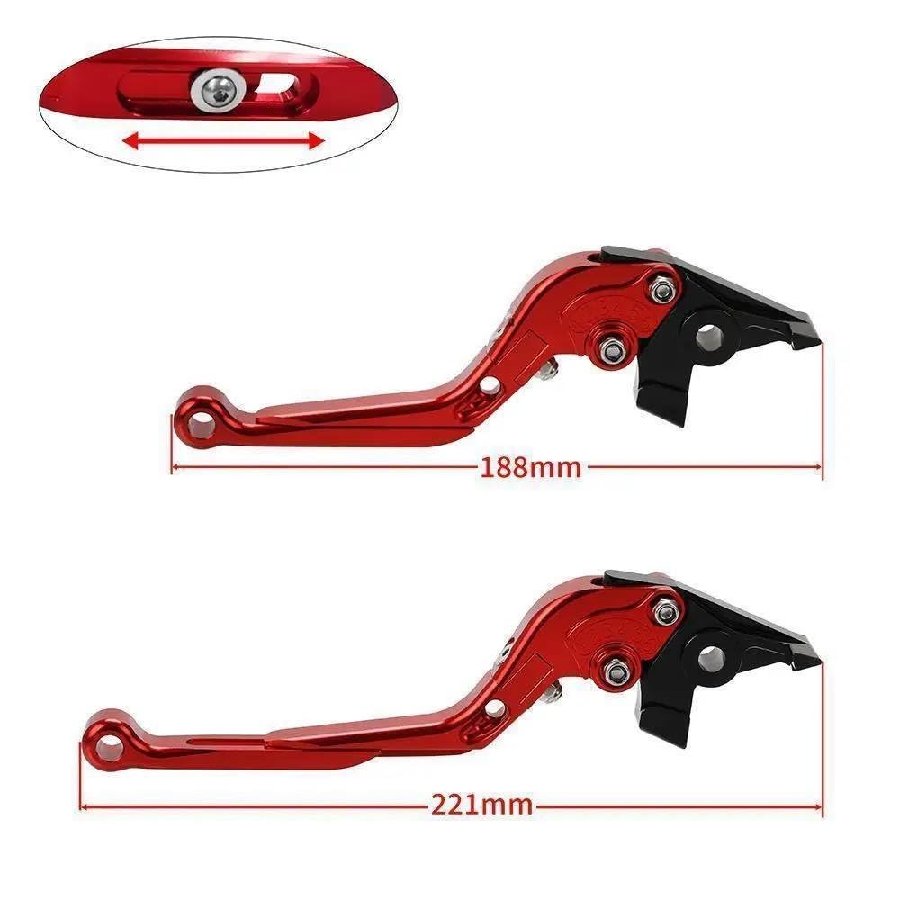 Leviers D'embrayage Et Frein Pour Yamaha MT125 (2014-2022) - Noirs, Réglables, Avec Poignées