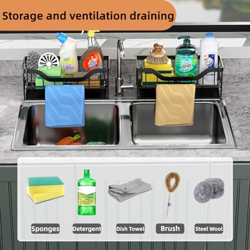 DMJWAN Kitchen Sink Caddy Organizer - Image 4