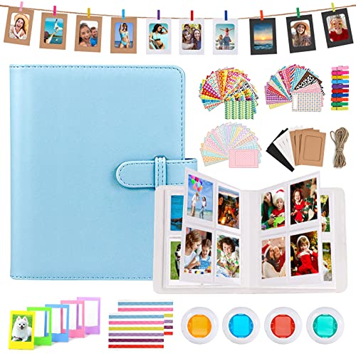 Album Photo pour Film 3 Pouces,Album Polaroïd, 288 pochettes, compatible avec Instax Mini 11 / Mini 9 / Mini 8 / Mini / 90 Mini 25 / Polaroid Snap PIC-300 / HP Sprocket / Kodak Mini 3 pouces Cover