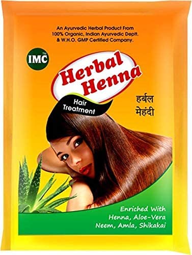 IMC Herbal Henna Enriched with Aloe Vera, Amla, Neem, Shikakai - Set of 2 (Brown, Chemical Free, Temporary)-picture-25
