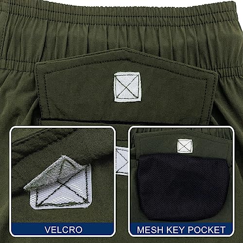 Image of HODOSPORTS Mens Swim Trunks 7 inch Quick-Dry Swim Shorts with Mesh Lining and Pockets