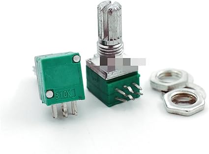 Amazon Co Jp 可変抵抗器キット 5ピース ロット6ピン Rk097g B10k B103 10kスイッチオーディオパワーアンプシーリングポテンショメータハンドル長15mmのデュアルポテンショメータ 産業 研究開発用品 Amazon Co Jp 可変抵抗器キット 5ピース ロット6ピン Rk097g B10k B103 10kスイッチオーディオパワーアンプシーリングポテンショメータハンドル長15mmのデュアルポテンショメータ 産業 研究開発用品