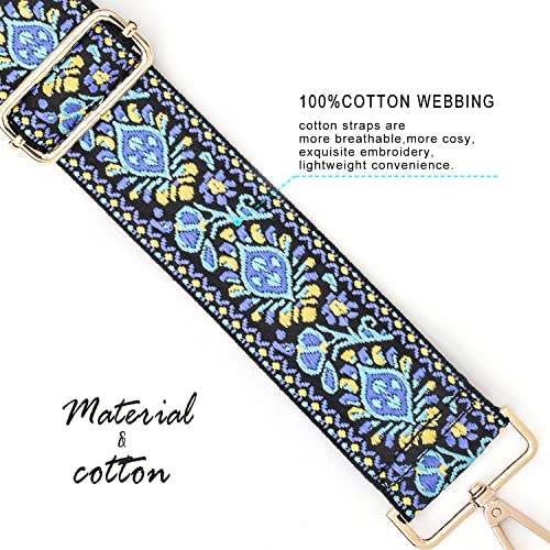 Image of Purse Strap Wide Replacement Crossbody Strap Handbag Guitar Strap Purse Shoulder Strap Adjustable