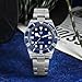 watchdives WD1969 Pro Dive Watches VH31 Sweep Second Quartz Watch 38mm Sapphire Crystal Luxury Wristwatch 200m Diving Watch for Men (Blue)