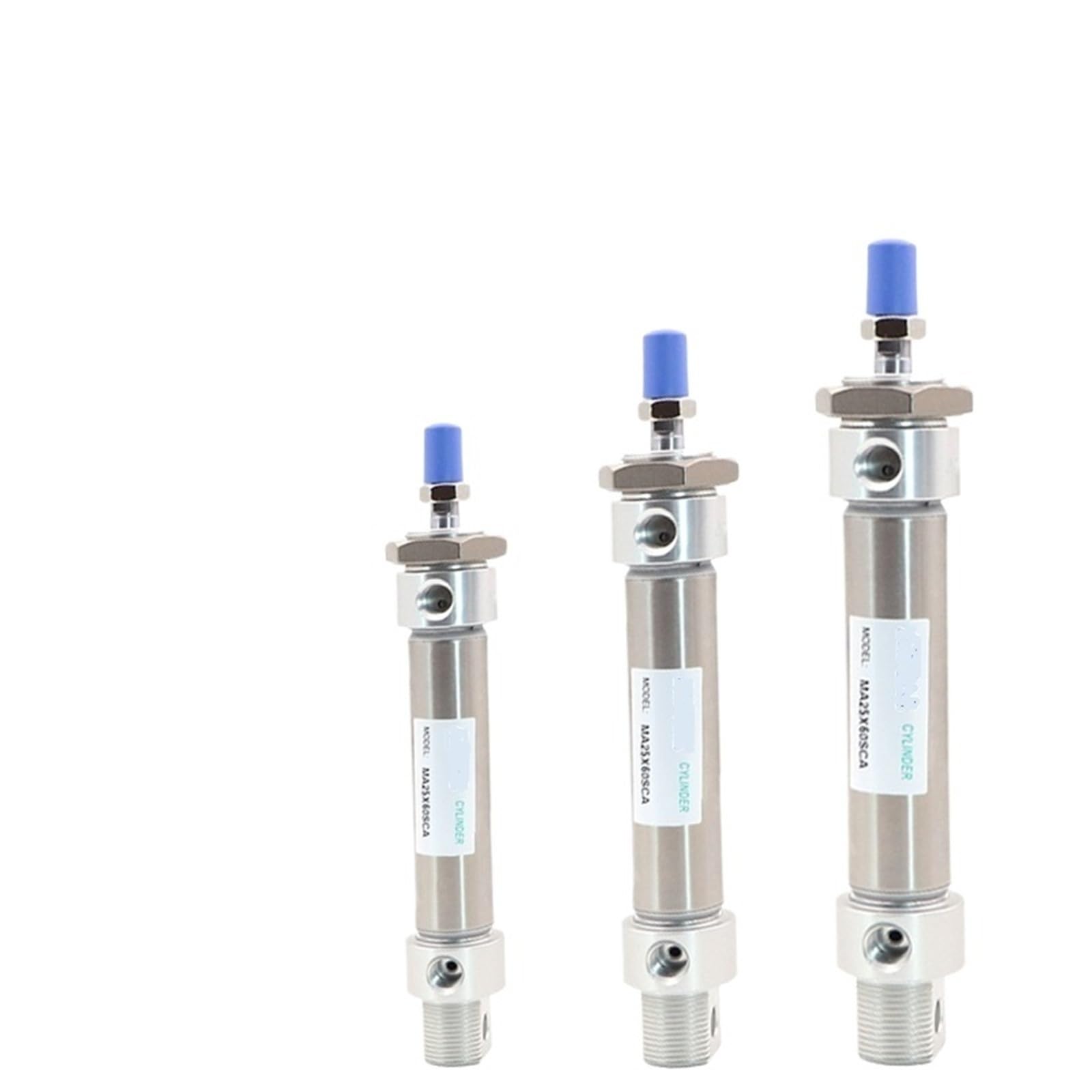 Mini cylindre en acier inoxydable MA16X25SU vérin pneumatique double effet MA16X30SU