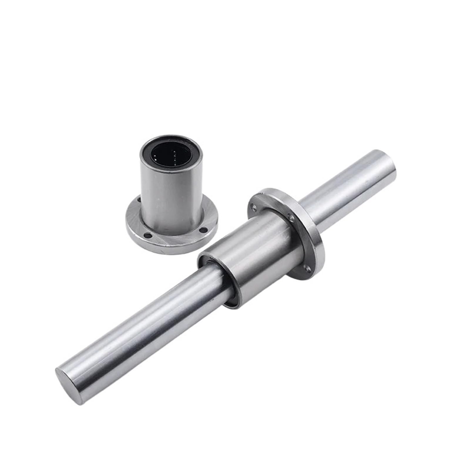Tipo Cuscinetto lineare con flangia di placcatura in nichel for asta lineare for stampante 3D(BLACK_LMF8UU)