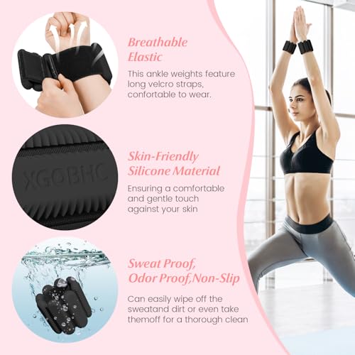 Xgobhc WRIST & ANKLE WEIGHTS For Women Men Kids, Strength Training Wearable Leg Arm Weight thumb #3