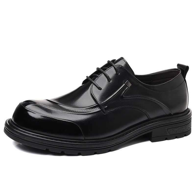 Dress Wear Business Leather Shoes Gentleman Fashion Versatile Men Leather Shoes Comfortable Rubber Soft Sole Suits Banquet Wedding Shoes2