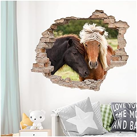 Little Deco DL632 - Adhesivo 3D para pared, diseño de caballo Cover