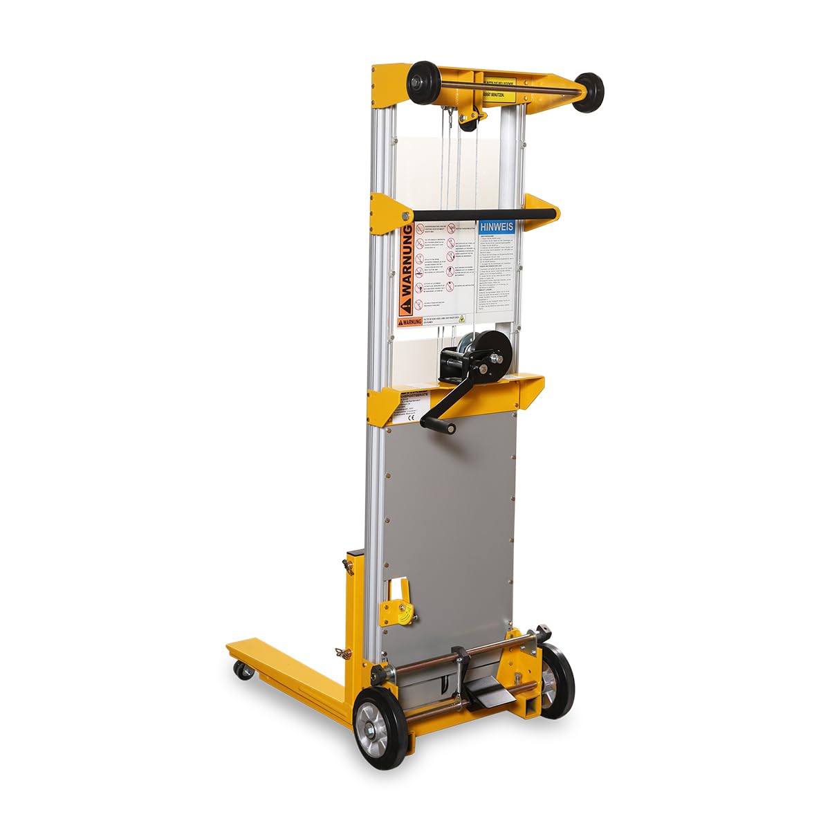 Materiallift AML181 mit Seilwinde - 181 kg Tragkraft - 2.500 mm Hubhöhe - Handstapler