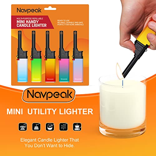Encendedores Mini Candle Set 5 unidades recargables miniatura 6