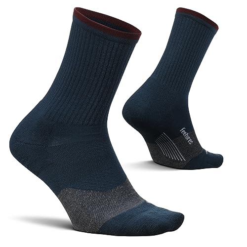 Image of Feetures Trail Max Cushion Mini Crew Sock - Hiking Socks for Men & Women