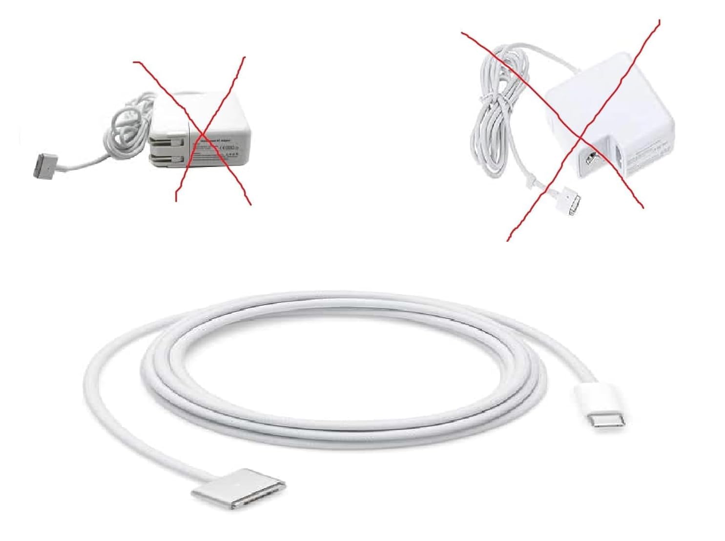 Mag3 Magnetic Fast Charging Cable Type-C Compatible with Magsafe 3 and MacBook Air & MacBook Pro, Secure Magnetic Connector, USB-C Power Charging Cable Top Electronics, Tech Gadgets