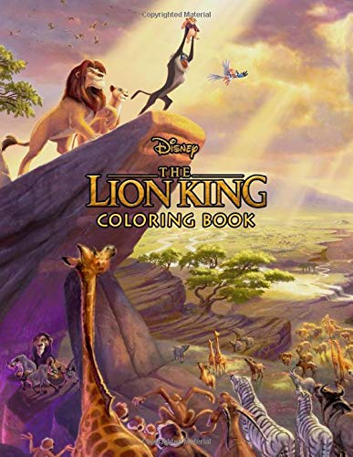 The Lion King Coloring Book: 50 Plus Great Jumbo Coloring Pages For Kids Best Children Activity ...