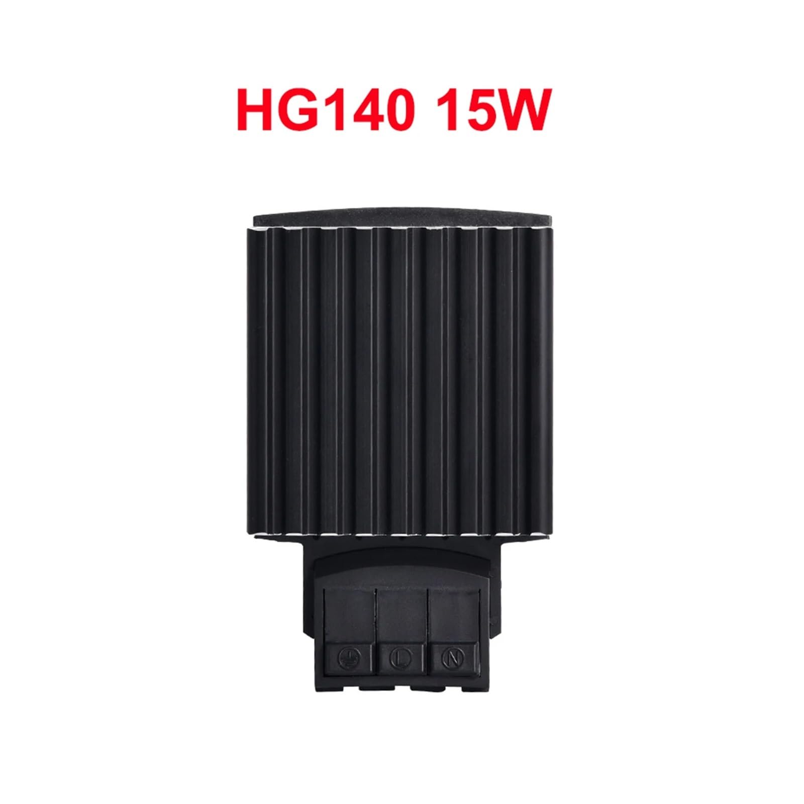 HG140 15 W 30 W 45 W 100 W Industrieschrankheizung 35 mm DIN-Schienen-Heizlüfter, Halbleiterheizung, funktioniert mit Thermostat(HG140 15W)